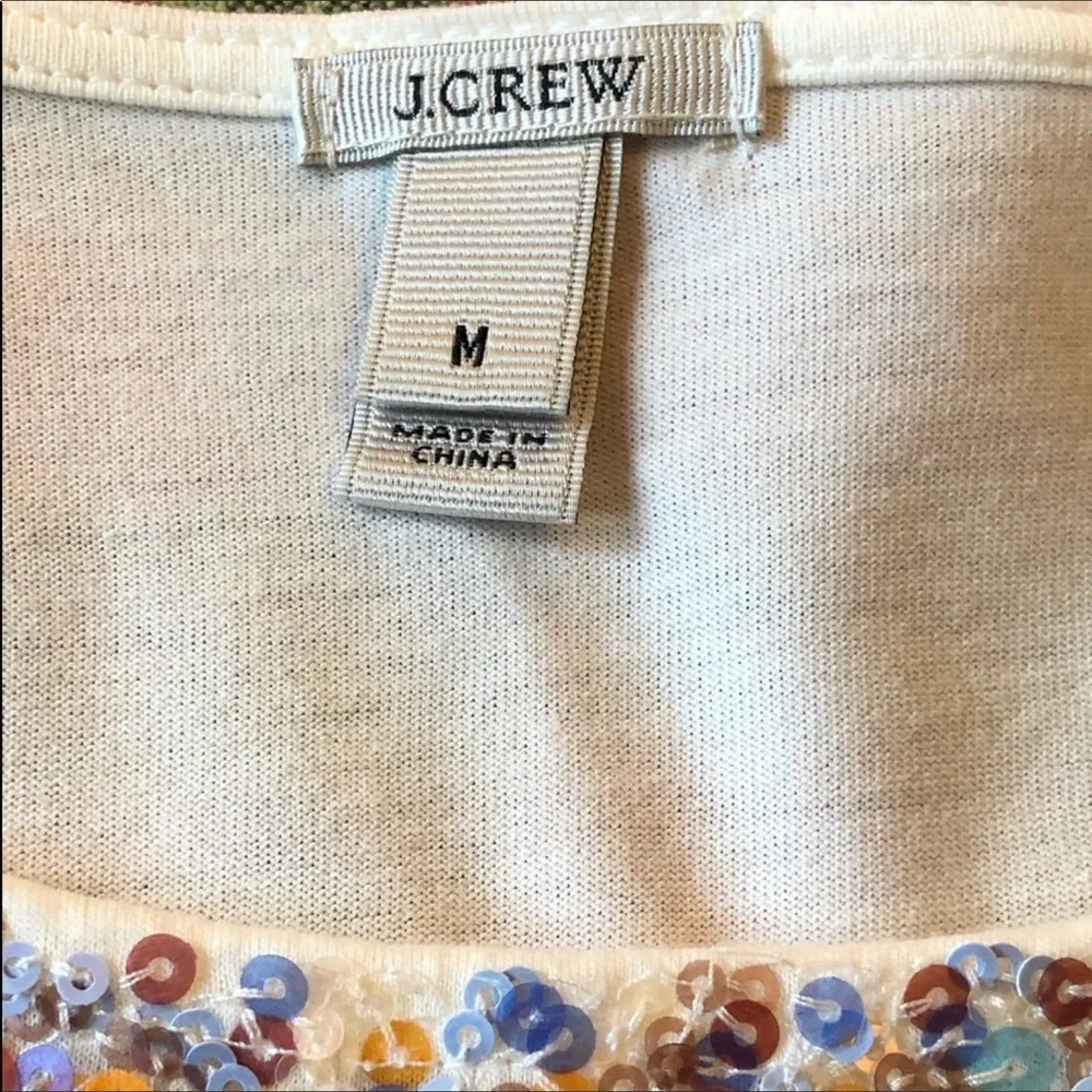 J. Crew Sequin T-Shirt